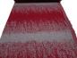 Preview: Stoff Ital. Strickstoff Merinowolle Doubleface Jacquard Farbverlauf rot grau melange Merinostrickstoff Kleiderstoff Mantelstoff Dekostoff