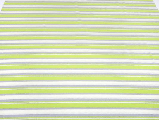 Stoff Viskose Jersey mit Streifen Design grün wollweiß grau silber Lurex gestreift Kleiderstoff Kinderstoff