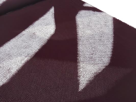 Stoff 100% Viskose Chiffon Georgette mit abstrakten Design bordeaux weiß Kleiderstoff Blusenstoff