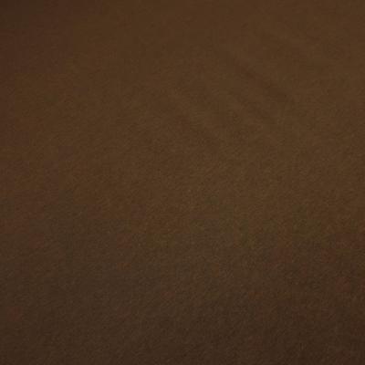 Sweatshirt fabric with a soft, brushed back, solid chocolate brown. Ideal for dresses, hoodies, and children's clothing