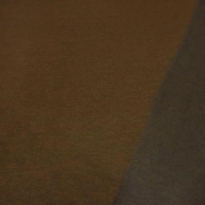Sweatshirt fabric with a soft, brushed back, solid chocolate brown. Ideal for dresses, hoodies, and children's clothing