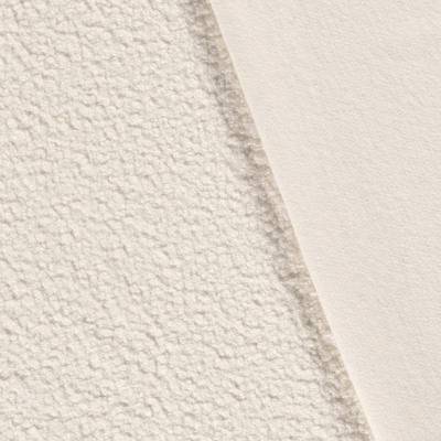 Stoff schwerer Bouclé Mantelstoff Kleiderstoff wollweiß creme ecrú Dekostoff