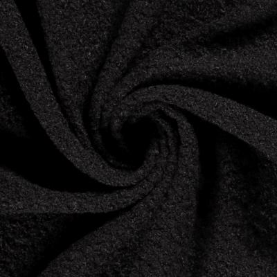 Fabric heavy bouclé coat fabric dress fabric black decorative fabric