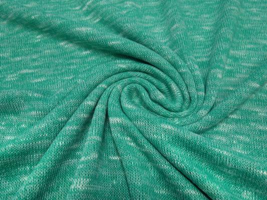 Fabric light knit fabric green melange dress fabric blouse fabric
