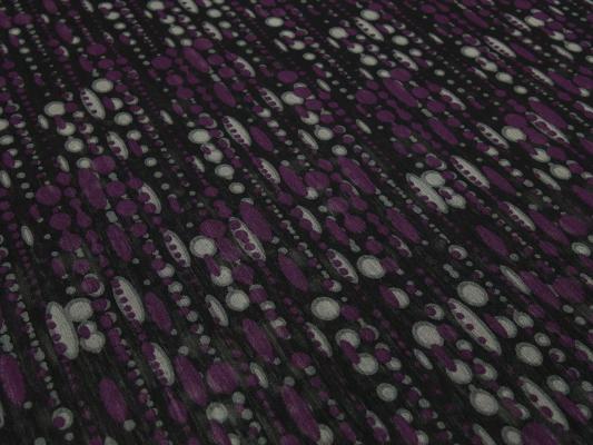 Fabric chiffon crepe crepe blouse fabric dress fabric with beads dots stripes design black gray purple