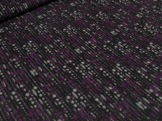 Fabric chiffon crepe crepe blouse fabric dress fabric with beads dots stripes design black gray purple
