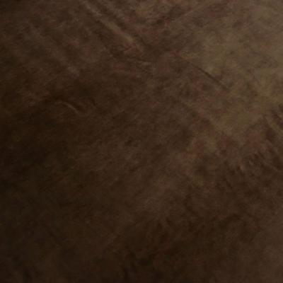 Stoff Nicki Velour Samt stretchig uni schoko braun Kleiderstoff Kinderstoff Babystoff Pyjamastoff