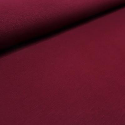 Sweatshirt fabric alpine fleece reverse side dark red bordeaux plain dress fabric children's fabric hoodie fabric