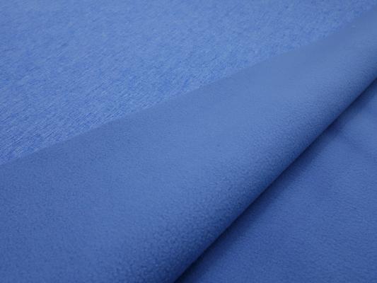 Fabric softshell uni jeans blue melange water-repellent jacket fabric coat fabric outdoor fabric