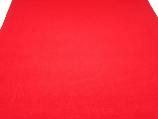 Fabric viscose elastic jersey uni red dress fabric children's fabric