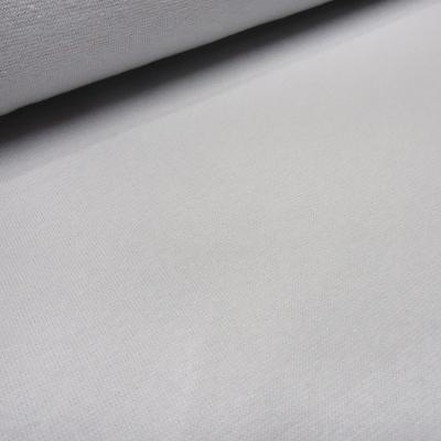 Stoff Baumwolle Stretch Bündchen Schlauchware 34/68 cm hellgrau Bündchenware