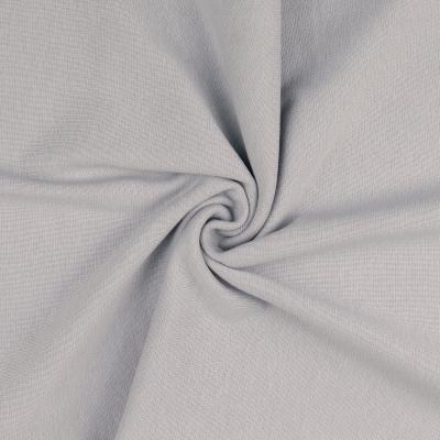 Stoff Baumwolle Stretch Bündchen Schlauchware 34/68 cm hellgrau Bündchenware