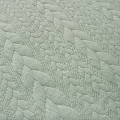 Stoff Zopfstrick Jacquard Zopfmuster Jersey Meterware uni einfarbig diverse Farben Kleiderstoff Kinderstoff