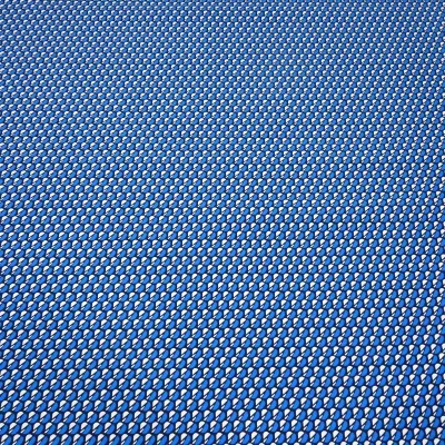 Stoff Bengaline Stretch kleingemustert blau weiß schwarz Kleiderstoff Hosenstoff