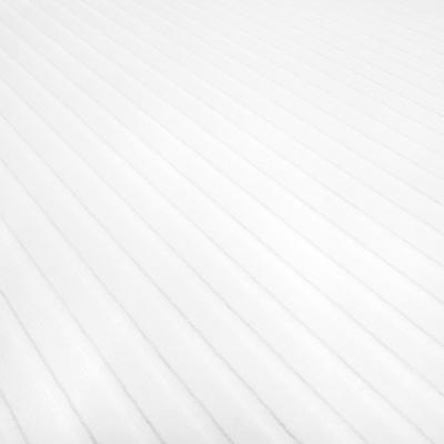Stoff Baumwolle Jersey Rippenjersey uni weiß Kleiderstoff Kinderstoff