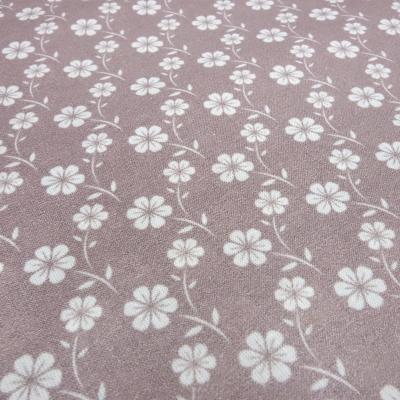 Stoff Baumwolle Popeline Blumen Streublumen Design altrosa weiß Kleiderstoff Blusenstoff Dekostoff
