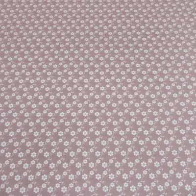 Stoff Baumwolle Popeline Blumen Streublumen Design altrosa weiß Kleiderstoff Blusenstoff Dekostoff