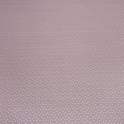 Stoff Baumwolle Popeline 4 mm Sterne Sternchen Design altrosa weiß Kleiderstoff Blusenstoff Dekostoff