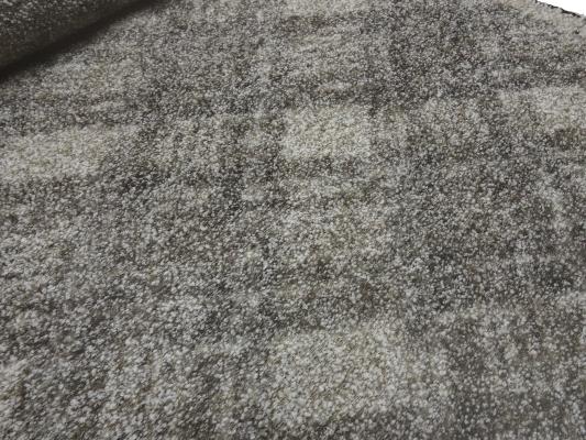 Fabric coarse bouclé wool knit fabric diamonds checks brown beige white coat fabric jacket fabric dress fabric wool fabric