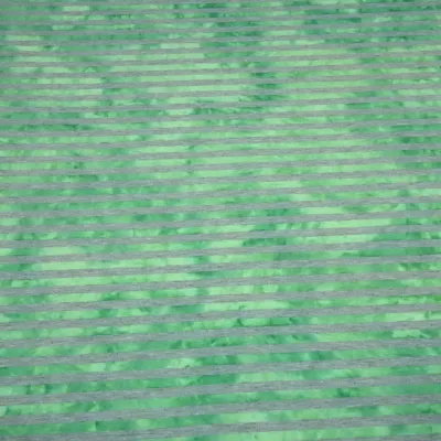 Fabric cotton jersey with 9 mm batik stripe design gray green striped dress fabric children's fabric