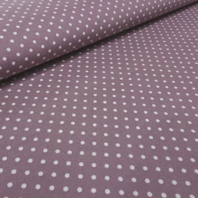 Fabric 100% cotton poplin with 3 mm dots dots design lilac berry white dress fabric blouse fabric decoration fabric