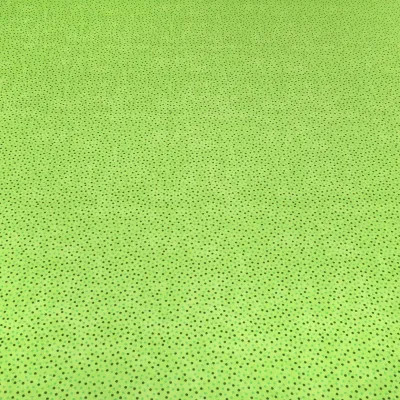 Stoff Baumwolle Popeline Querstretch mit 2 mm Punkte Pünktchen Design grün oliv Kleiderstoff Blusenstoff Dekostoff