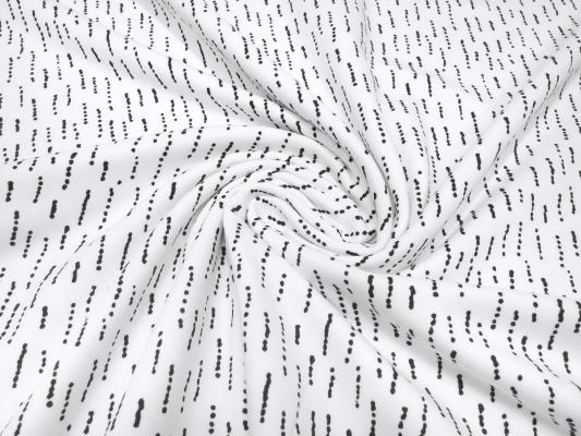 Fabric cotton French Terry sweatshirt fabric Funky Stripes stripes white black dress fabric children's fabric