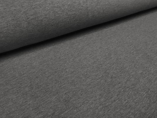 Fabric cotton french terry sweatshirt fabric summer sweat uni grey melange