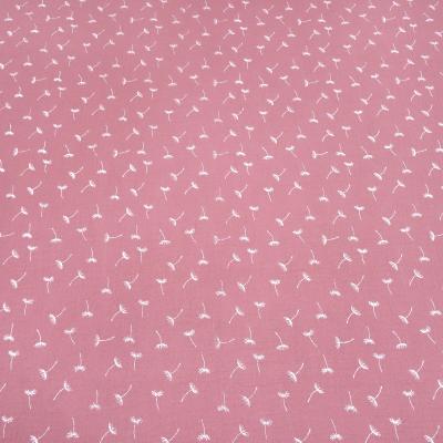 Stoff 100% Baumwolle Musselin Double Gauze Pusteblume Design rosa weiß Blusenstoff Spucktuch Kinderstoff