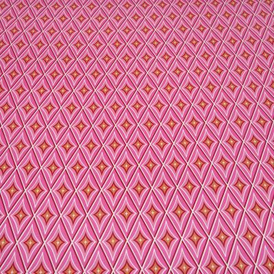 Fabric 100% cotton poplin with Circus Diamond diamond check design pink pink white bordeaux orange dress fabric children's fabric decorative fabric