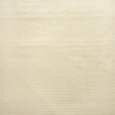 Stoff Baumwolle Zefir Karo 2 mm beige weiß kariert Kleiderstoff Dekostoff Blusenstoff Trachtenstoff