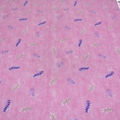 Stoff Baumwolle French Terry Sweatshirtstoff LEAVES LOVE Jessy Sewing Blätter Ranken jeans rosa flieder lila grün Kleiderstoff Kinderstoff
