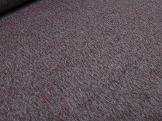 Stoff Ital. Mantelstoff Wollstoff Mohair Wolle Seide bordeaux rot hellgrau melange