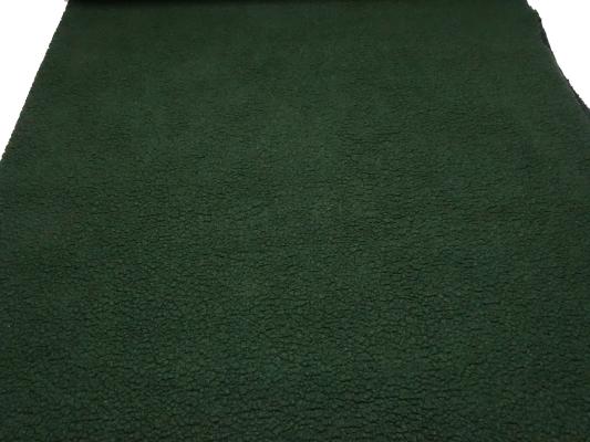 Fabric Ital. pattern whale boiled wool with teddy look relief green coat fabric dress fabric