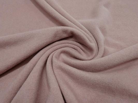 Stoff-Wolle-Merinowolle-Merinostrick-Merinostoff-altrosa-rosa-Kleiderstoff-Meterware-Jersey-Strickstoff-Kinderstoff