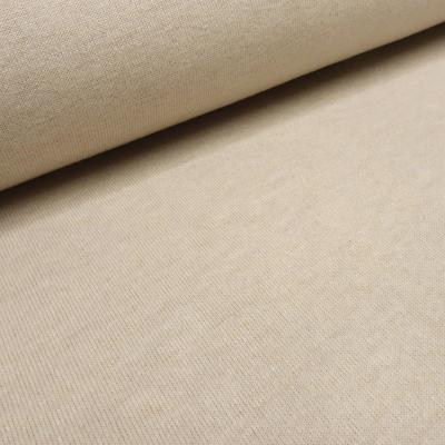 Stoff Ital. Strickstoff 100% Merino Merinostrick Wolle uni beige sand Kleiderstoff Kinderstoff Merinostoff