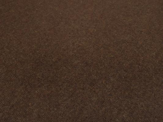 Fabric Ital. knitted fabric 100% merino wool uni brown melange merino knit dress fabric children's fabric