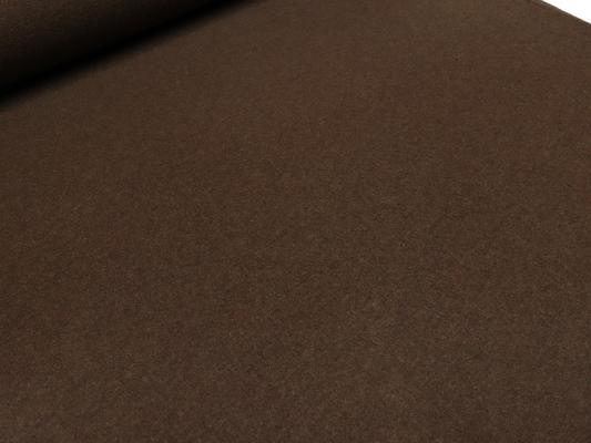 Fabric Ital. knitted fabric 100% merino wool uni brown melange merino knit dress fabric children's fabric