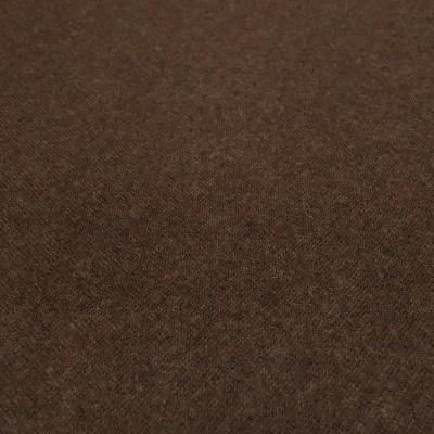 Fabric Ital. knitted fabric 100% merino wool uni brown melange merino knit dress fabric children's fabric