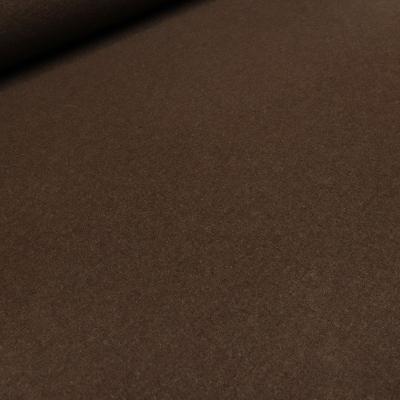 Fabric Ital. knitted fabric 100% merino wool uni brown melange merino knit dress fabric children's fabric