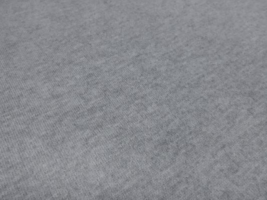 Stoff Ital. Strickstoff 100% Merino Merinostrick Wolle uni hellgrau grau melange Kleiderstoff Kinderstoff Merinostoff