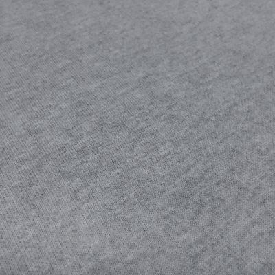 Stoff Ital. Strickstoff 100% Merino Merinostrick Wolle uni hellgrau grau melange Kleiderstoff Kinderstoff Merinostoff