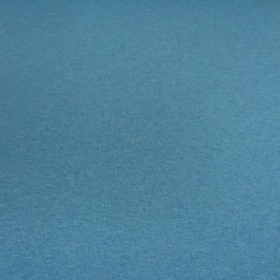 Fabric Italian knit fabric made of 100% merino wool uni turquoise blue melange merino knit dress fabrics children's fabrics