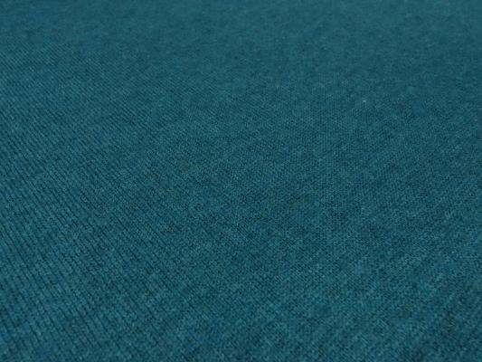 Fabric Ital. knitted fabric 100% merino wool uni petrol melange merino knit dress fabric children's fabric merino fabric