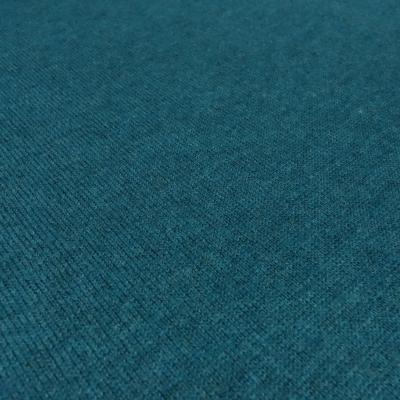Fabric Ital. knitted fabric 100% merino wool uni petrol melange merino knit dress fabric children's fabric merino fabric