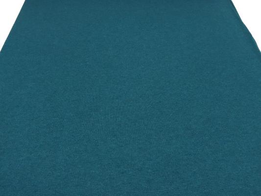 Fabric Ital. knitted fabric 100% merino wool uni petrol melange merino knit dress fabric children's fabric merino fabric