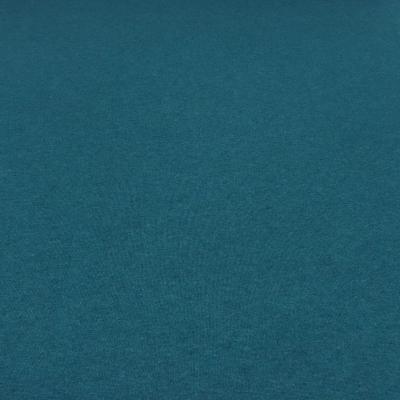 Fabric Ital. knitted fabric 100% merino wool uni petrol melange merino knit dress fabric children's fabric merino fabric