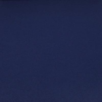 Stoff Ital. Strickstoff aus 100% Merinowolle uni blau mittelblau Kleiderstoff Kinderstoff Merinostrickstoff Wollstrick