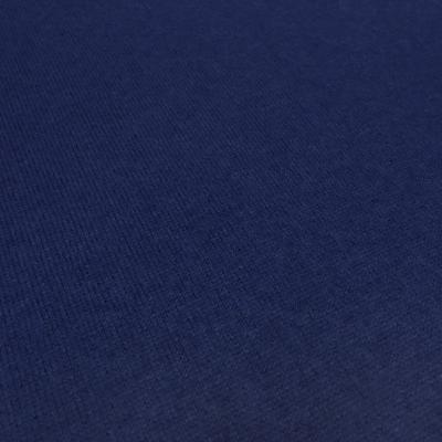 Stoff Ital. Strickstoff aus 100% Merinowolle uni blau mittelblau Kleiderstoff Kinderstoff Merinostrickstoff Wollstrick