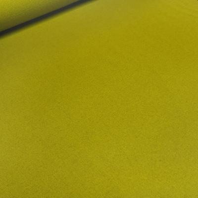 Fabric Ital. knitted fabric 100% merino wool uni green green yellow merino knit dress fabric children's fabric